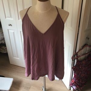 Athleta Nighttime Bliss Sleep Cami dusty rose/plum color